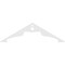 Ekena Millwork Pitch Heath Architectural Grade PVC Gable Pediment, 72"W x 21"H x 1"P (7/12) GPP072X021X100HEA - alternate 5